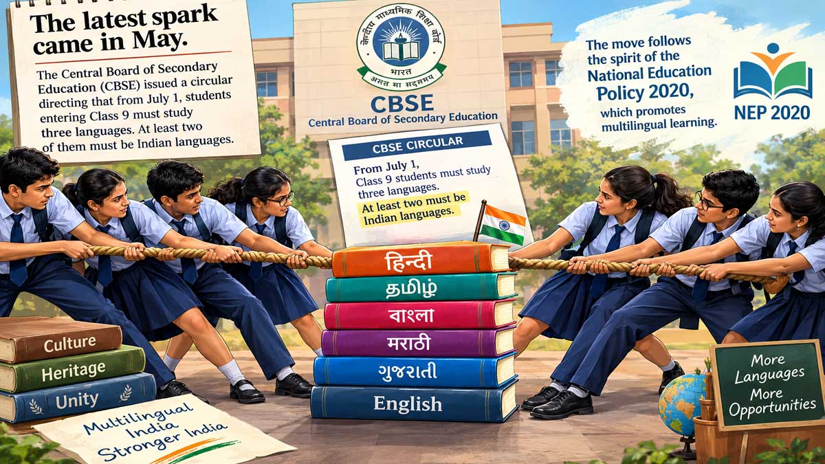 India’s never-ending language tug-of-war…